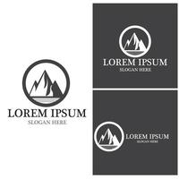 Mountain icon Logo vector