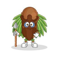 clove mascot character vector