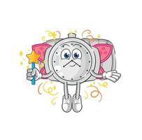 wristwatch cartoon character vector