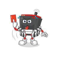 radio mascot vector