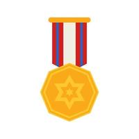 Medal isolated on white background vector