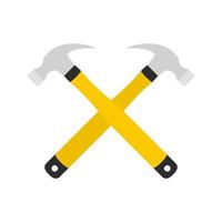 Hammer isolated on white background vector