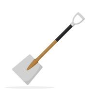 Shovel isolated on white background vector