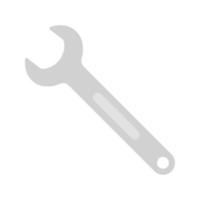 Spanner isolated on white background vector