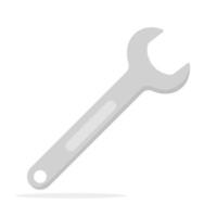 Spanner isolated on white background vector