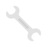 Spanner isolated on white background vector