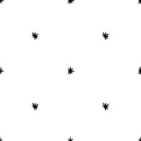 Seamless pattern with abstrect snowflakes. vector