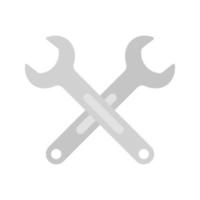 Spanner isolated on white background vector