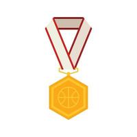 Medal isolated on white background vector