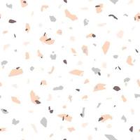 Modern pattern with terrazzo for print design. vector