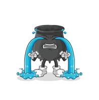 cauldron cartoon vector