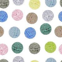 abstract mosaic isolated spheres seamless pattern background photo