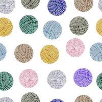 abstract mosaic isolated spheres seamless pattern background photo