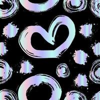 laser Abstract shapes Grunge texture seamless pattern Hand drawn various shapes and doodles. photo