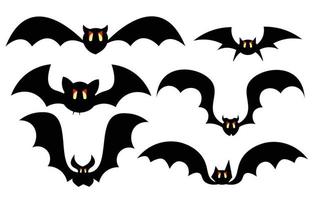 cartoon ghost bat isolated on white background, halloween concept, horror, haunting, vector illustration.