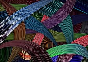 Abstract colorful gradient stripe lines background photo