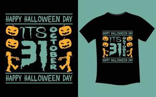 Happy Halloween. Halloween t-shirt design template. Happy Halloween t-shirt design template easy to print all-purpose for man, women, and children vector