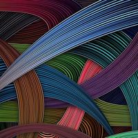 Abstract colorful gradient stripe lines background photo