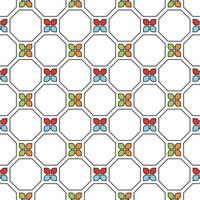 Seamless geometric ornamental vector pattern. Abstract background