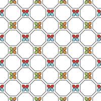 Seamless geometric ornamental vector pattern. Abstract background