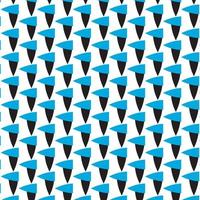 repeating triangle pattern. Geometric pattern. Black and blue triangle Abstract background pattern design. vector