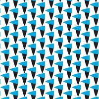 repeating triangle pattern. Geometric pattern. Black and blue triangle Abstract background pattern design. vector