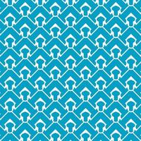 geometric ancient background. antique repeated pattern blue and white. vector