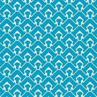 geometric ancient background. antique repeated pattern blue and white. vector