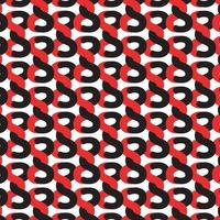 Red and black Rope pattern. Geometric pattern. Repeating design. Rope Frames design. vector