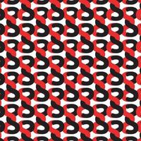 Red and black Rope pattern. Geometric pattern. Repeating design. Rope Frames design. vector