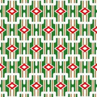 vector unique pattern. Geometric repeated pattern. pattern in Christmas traditional colors with geometric design.