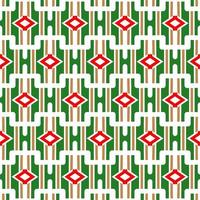 vector unique pattern. Geometric repeated pattern. pattern in Christmas traditional colors with geometric design.