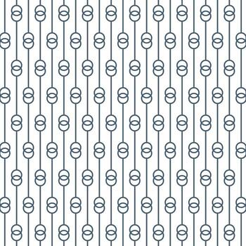 líneas negras abstractas con patrón de forma redonda. repitiendo el fondo abstracto geométrico. art decó, ilustración vectorial vector