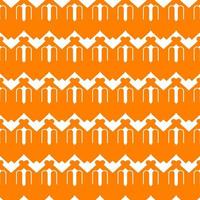 Abstract geometric pattern of orange color for wallpapers, fabric, background. Repeated design vector