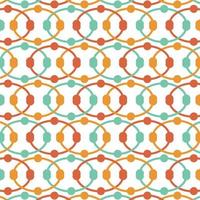 Abstract geometric pattern with rounded shapes. Repeated Geometric texture pattern. vector