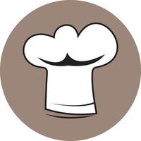 logotipo de gorro de cocinero vector