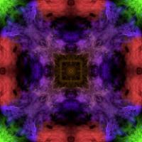 Abstract colorful smoke isolated on black background,Rainbow powder,seamless light pattern photo