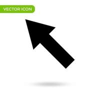 arrow up icon. minimal and creative icon isolated on white background. vector illustration symbol mark