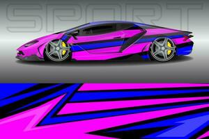 Race car livery design vector