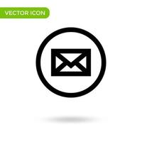 mail icon. minimal and creative icon isolated on white background. vector illustration symbol mark
