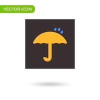 umbrella logistic icon. minimal and creative icon isolated on white background. vector illustration symbol mark