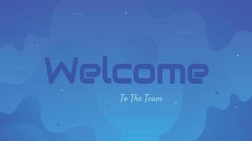 Welcome banner and sign with colorful background design vector