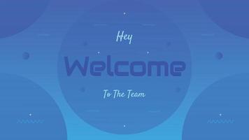 Welcome banner and sign with colorful background design vector