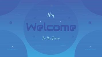 Welcome banner and sign with colorful background design vector