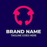 Logo is the brand identity of a company, this logo with guideline style guide vector