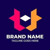 Logo is the brand identity of a company, this logo with guideline style guide vector