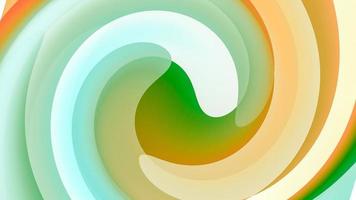 3D Illustration. Colorful abstract background with circular movement. photo