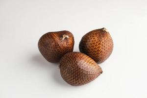 Salak or thorny palm or snake fruit, Salacca zalacca is a species of palm tree. Selective focus image. photo