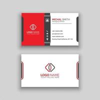 Business card design template vector