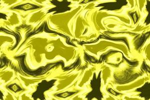 Abstract Yellow oil paint on wall or paper background. photo